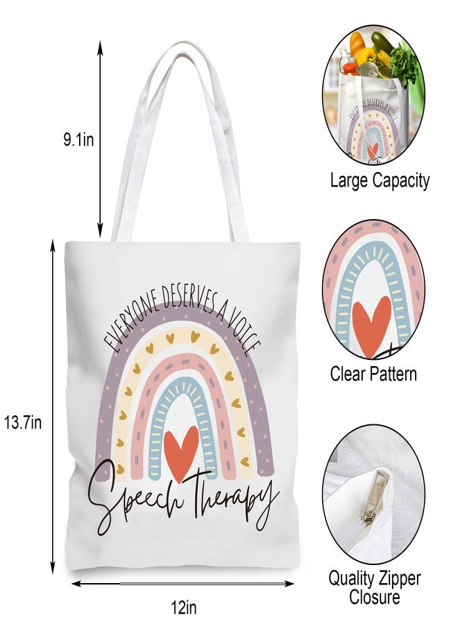 Ohmique Speech Pathologist Tote Bag - SLP Gifts for Women, Language Therapist Graduation Present - Image 2