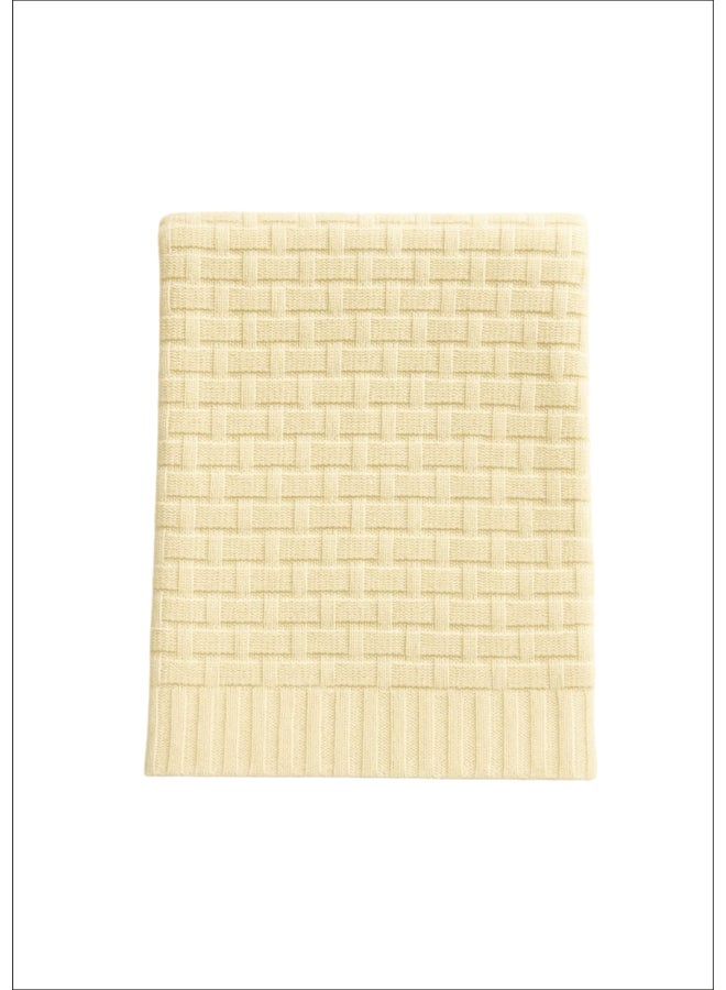 Kinder Valley Bamboo Weave Cotton Knitted Blanket - Image 4