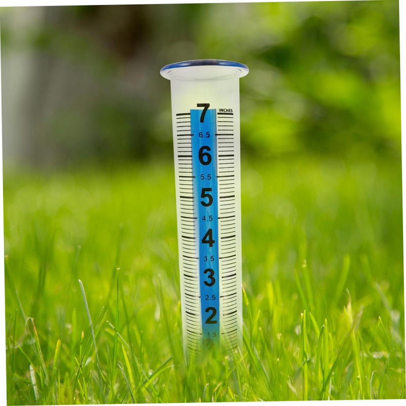High Precision Plastic Rain Gauge for Outdoor Garden Lawn Easy to Read - Image 4