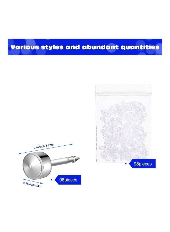 Generic Stainless Steel Ear Piercing Kit with 55 Pairs of Stud Earrings - Complete Body Piercing Tool Set for Safe and Easy Use - Image 2