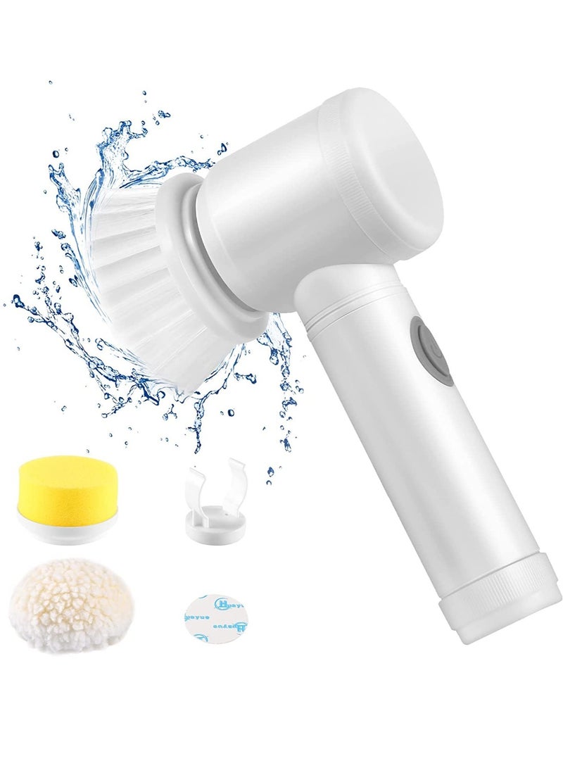 ELTRAZONE Electric Spin Scrubber Cleaning Tools,Power Spinning Scrub Brush,Grout Brush,Electric Cleaning Brush with 3 Brush Heads,Electric Scrubber Suitable for Bathroom Wall Tiles Floor Bathtub Kitchen. - Image 1