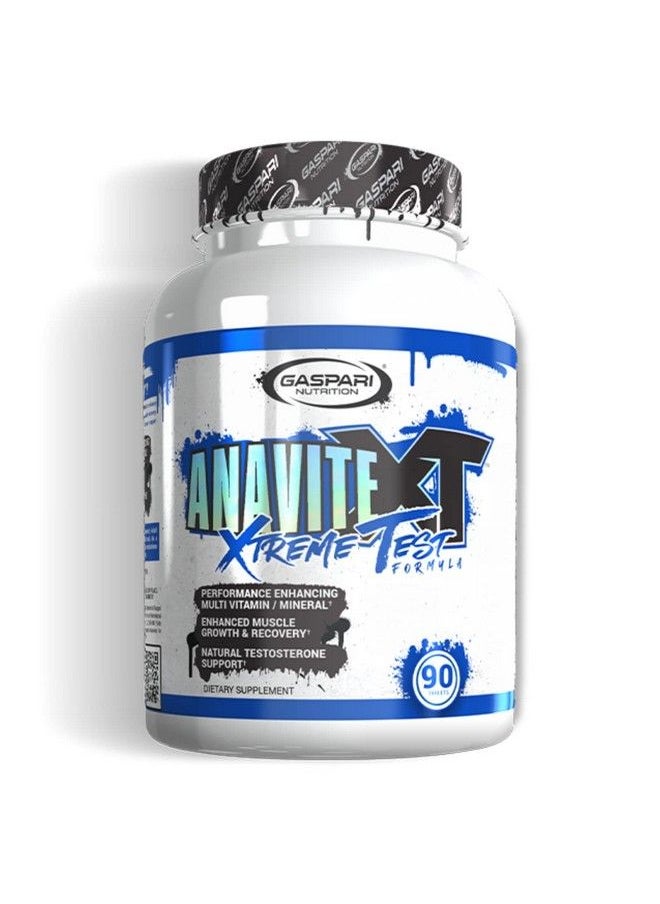 Gaspari Nutrition - Anavite Xt: Multivitamin And Mineral Complex For Men Enhanced Muscle Growth And Recovery Testosterone Support 90 Tablets - Image 1