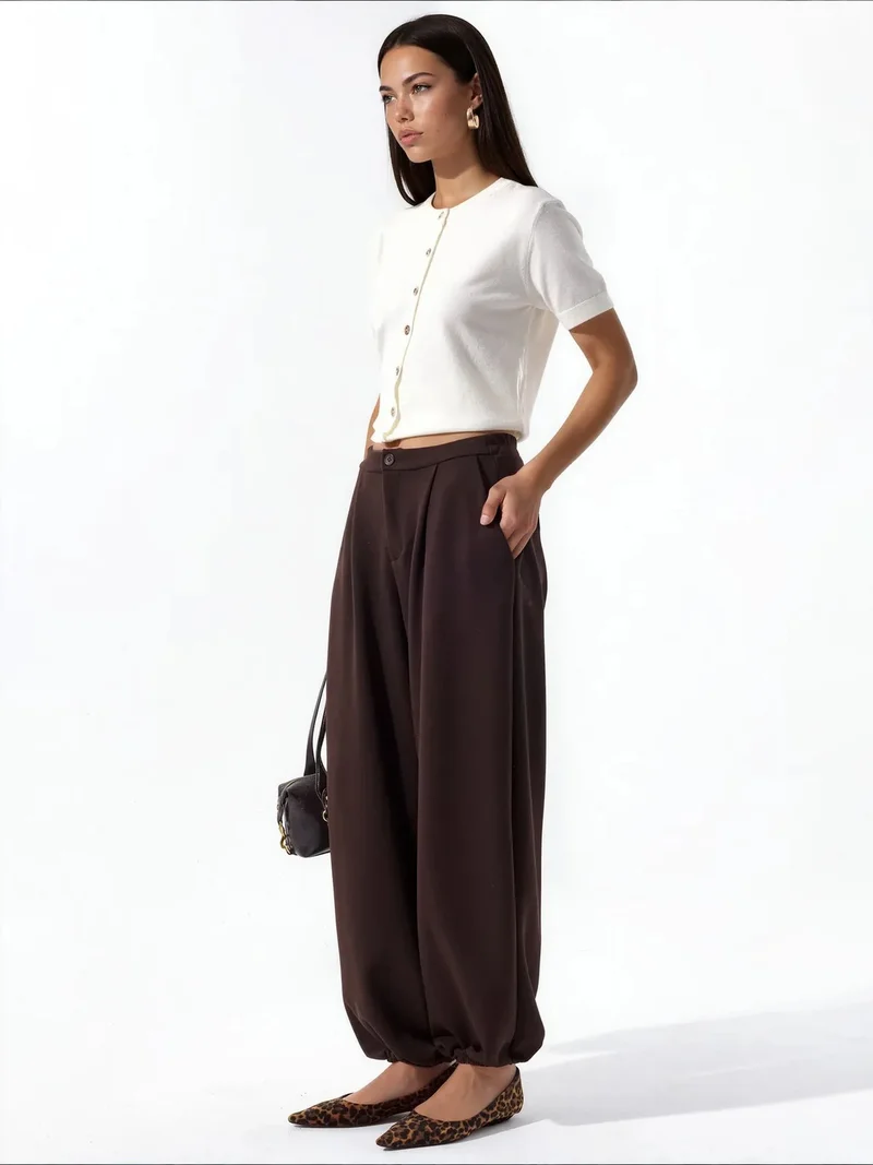 بوسيم BUSEM Women's Cotton Blend Pants