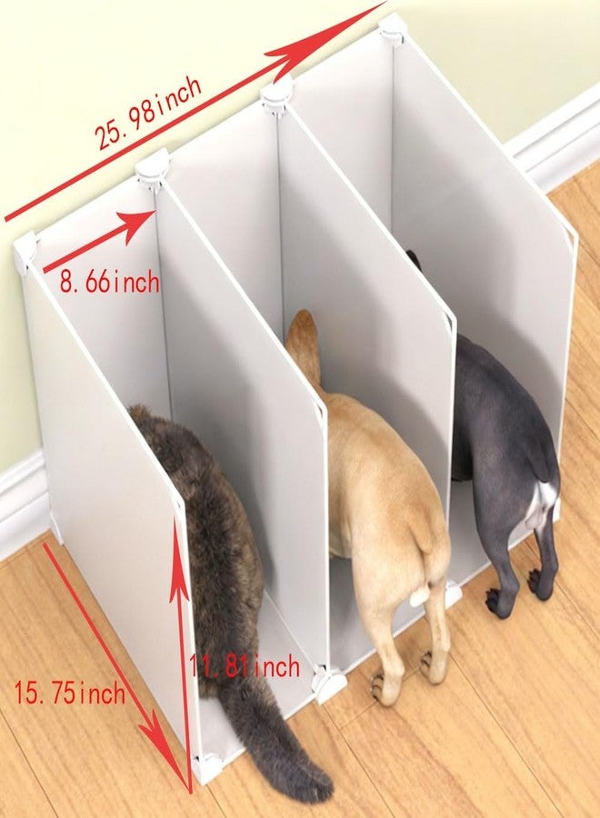 FDSDEFEN Indoor cat Restaurant/Feeding Area， Multi-cat Feeding Station， Cat Feeding Enclosure ，Shared Feeding Area for Multiple Cats,Adjustable - Image 4