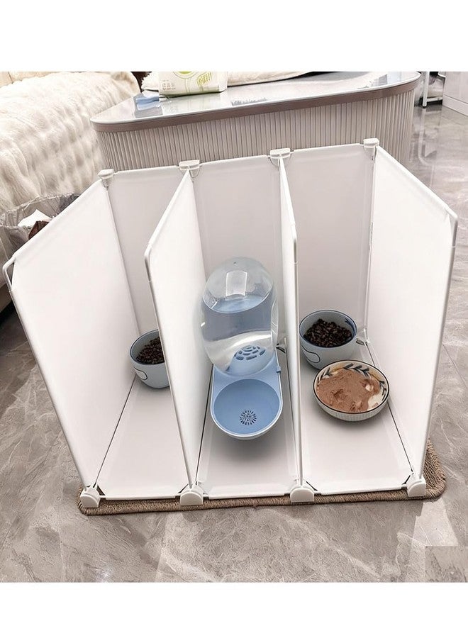 FDSDEFEN Indoor cat Restaurant/Feeding Area， Multi-cat Feeding Station， Cat Feeding Enclosure ，Shared Feeding Area for Multiple Cats,Adjustable - Image 3