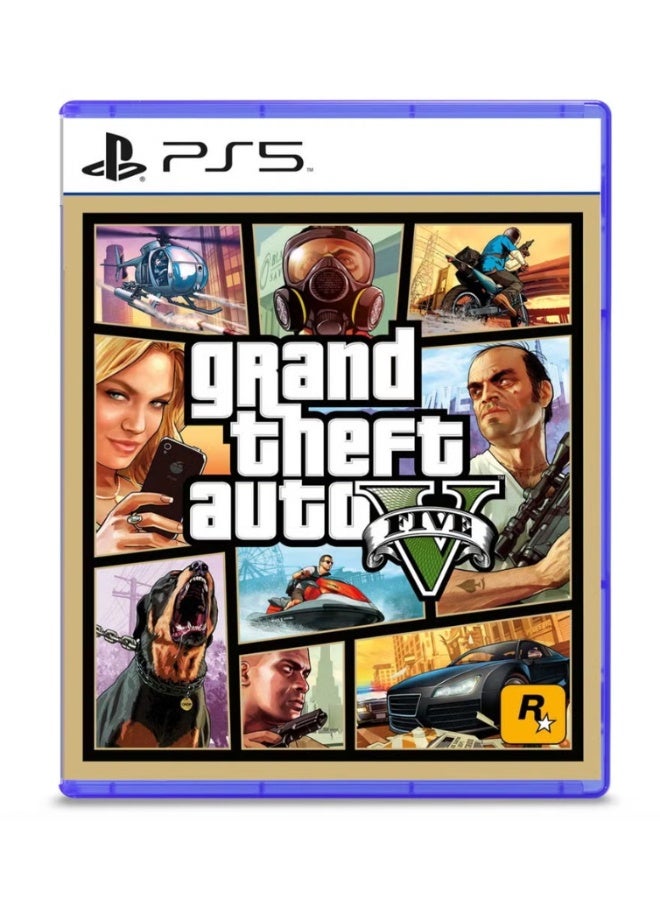 Grand Theft Auto V (GTA 5) - PlayStation 5 | 4K Graphics, 60FPS & GTA Online