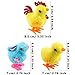 Cotiny 16 Pack Easter Wind Up Chicks Bunny Toys Easter Basket Stuffers Plush Jumping Chicken Rabbit for School Home Office Easter Decorations Party Supplies - Image 4