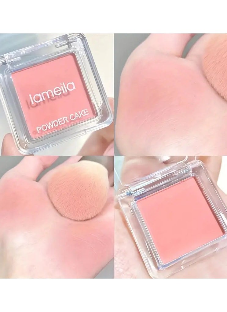 Lameila - Lightweight Nude Blush Plate for Natural Daily Makeup - Monochrome Color for Beginners and Women - COLOR 2 - Image 1