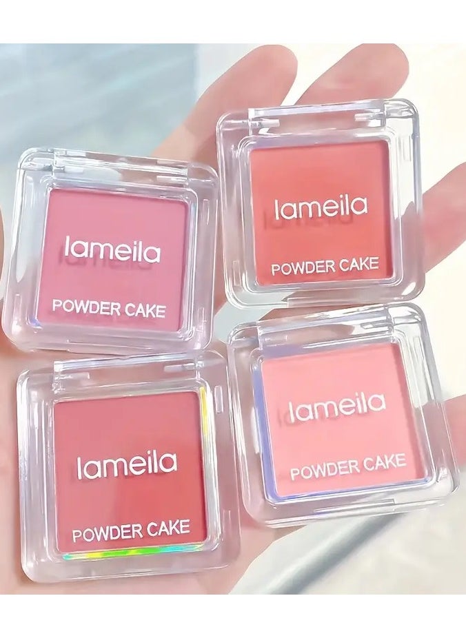 Lameila - Lightweight Nude Blush Plate for Natural Daily Makeup - Monochrome Color for Beginners and Women - COLOR 2 - Image 1