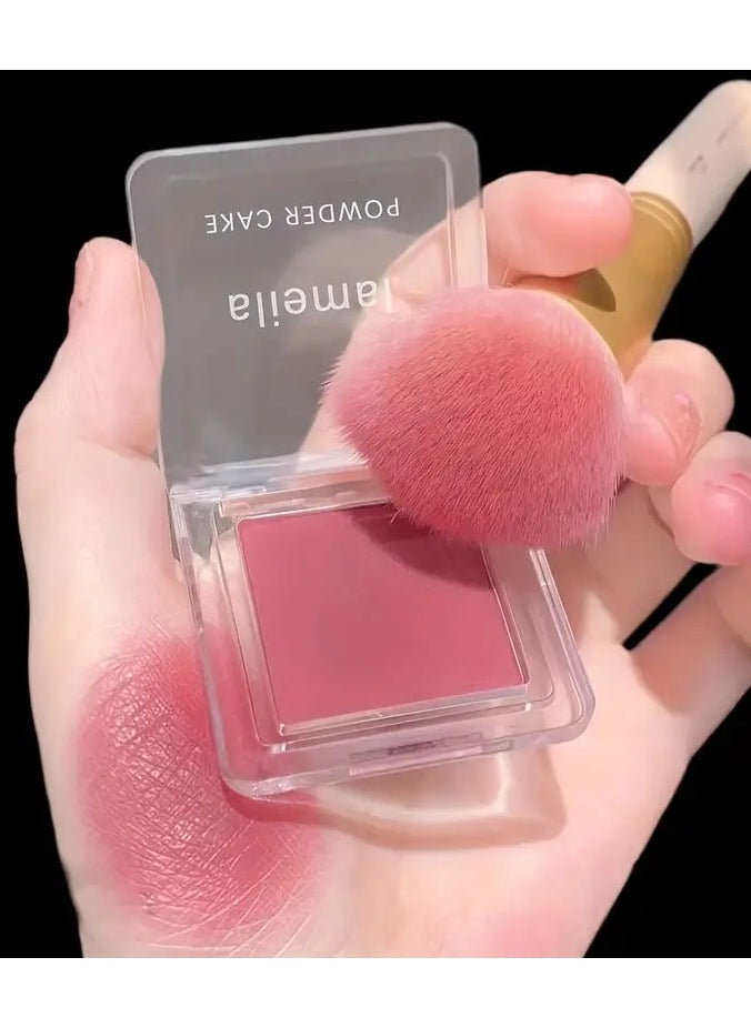 Lameila - Lightweight Nude Blush Plate for Natural Daily Makeup - Monochrome Color for Beginners and Women - COLOR 2 - Image 1