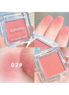 Lightweight Nude Blush Plate for Natural Daily Makeup - Monochrome Color for Beginners and Women - COLOR 2