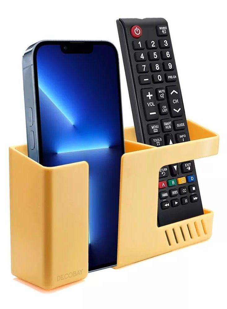D3 Wall Mount Phone Holder, Punch-Free Wall-Mounted Mobile Phones Charging to Stand, Sticky Remote Control Storage Box Bedside Lazy Mobile Phone Rack, Multipurpose Storage Box Multicolour  - Image 2