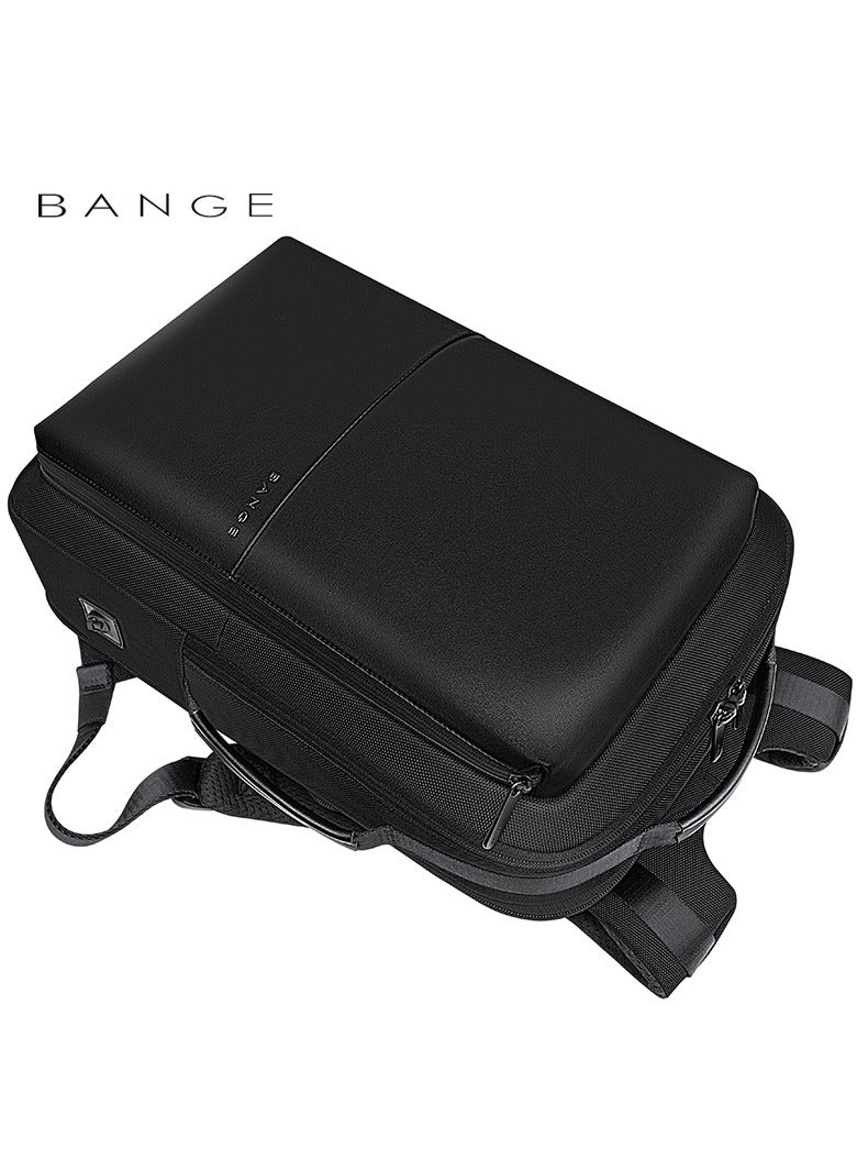 BANGE Original Men’s Laptop Backpack 35L – Stylish & Comfortable, Water-Resistant, Multi-Pocket, Ideal for Work, Travel & School – Black  - Image 5