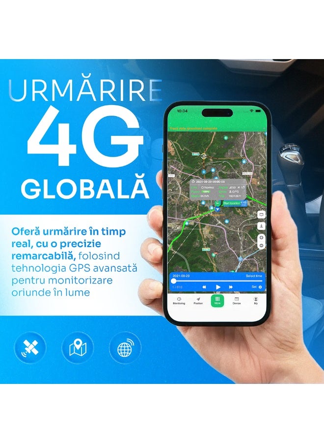 والالا جهاز تتبع GPS 4G+2G مع وضع استعداد فائق لمدة 60 يومًا | جهاز تحديد المواقع المغناطيسي المحمول بسعة 6000 مللي أمبير/ساعة، للمركبات والأساطيل والحيوانات الأليفة والأصول | مراجعة تنبيهات مكافحة السرقة وسجل الحوادث | متوافق مع أنظمة Android وiOS وWindows - Image 5