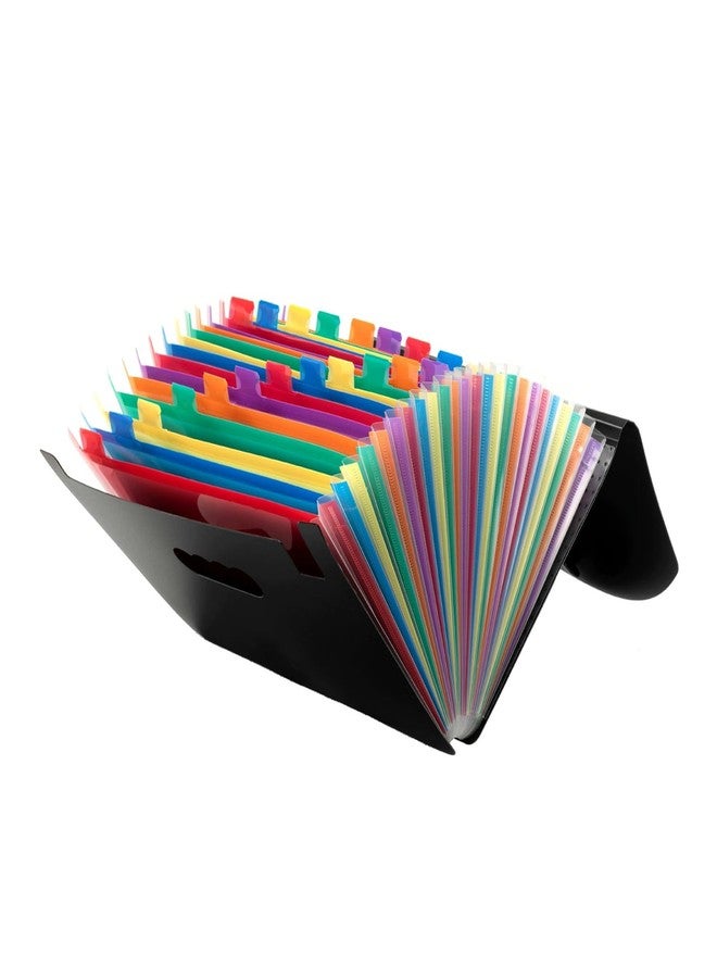 Megrez 24 Pocket Accordion File Organizer A4 Letter Expanding Folder - Image 1