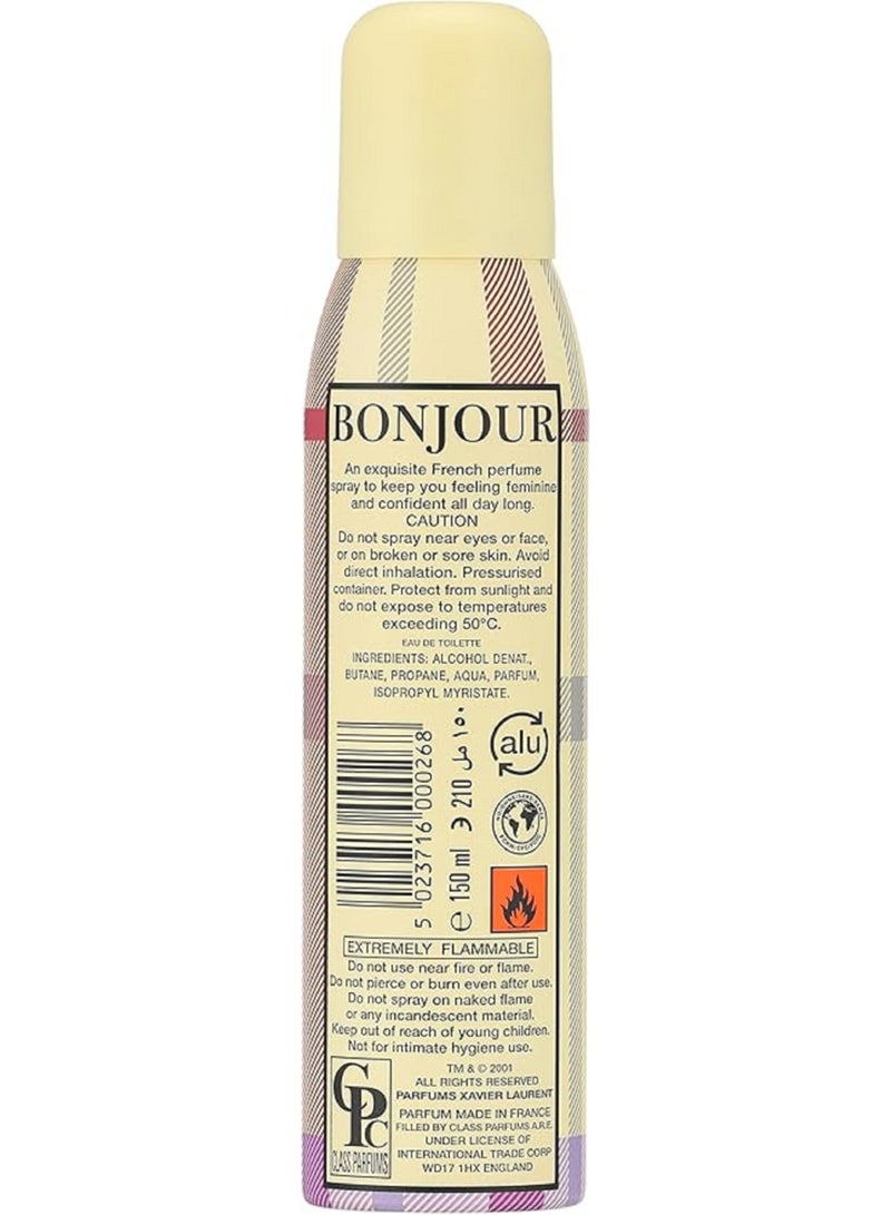 كزافييه لوران سبراي الجسم بونجور للنساء مقاس XL 0268، 100.0 ملليلتر - Image 2