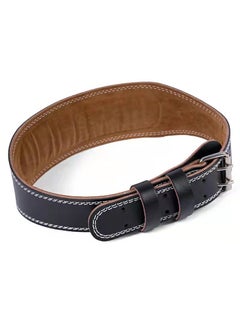 Waistline Fitness Ready Belt with Sponge Deadlift Weightlifting Back Support Leather Gym