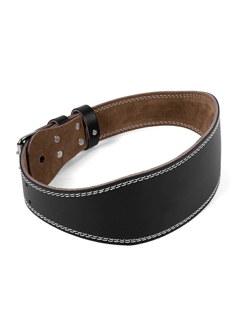 Generic - Waistline Fitness Ready Belt with Sponge Deadlift Weightlifting Back Support Leather Gym - Image 1