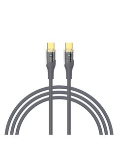 LANEX LS41CC 100W TYPE-C TO C TRANSPARENT FAST CHARGING CABLE 1M - GREY - pzsku/Z2D3BAD135AE9E2B56BE1Z/45/_/1739046693/14c58eed-6802-4bc5-9ecd-8377c94a52fc