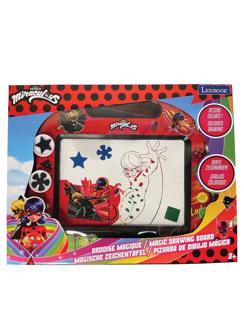 Lexibook Miraculous Magnetic Multicolor Drawing Board - Image 3