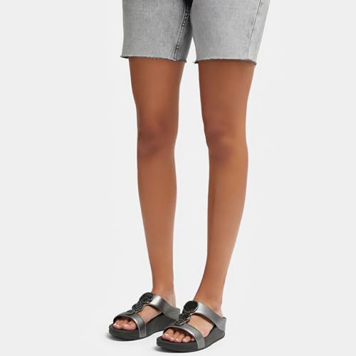 FitFlop Women's, Halo Bead-Circle Slide Sandal - Image 4