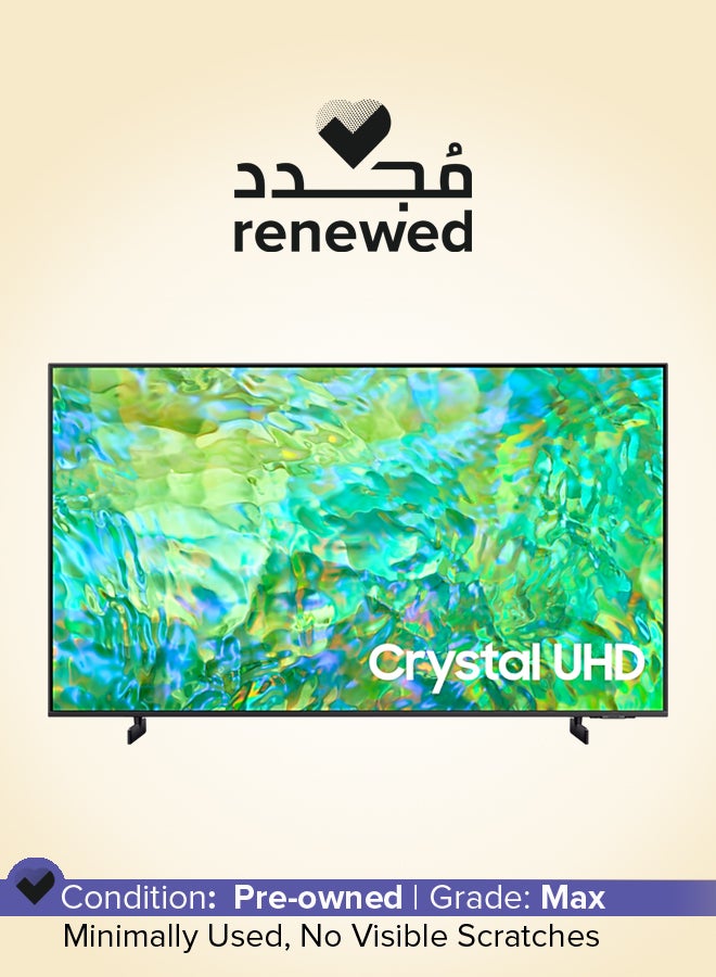 Samsung Renewed -  65 -Inch Smart TV - 4K 65CU8000 Black - Image 1