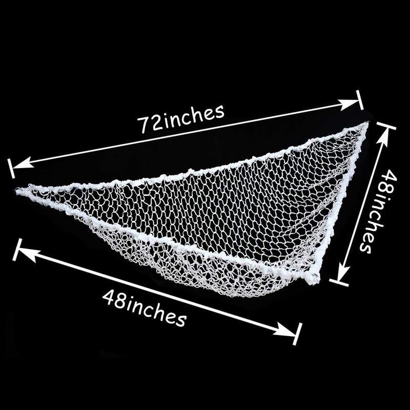 TTSAM Hammock Mesh Toy Net Stuffed Animal Hammock Mesh Toys Net for Kids Jumbo Large Storage Mesh Net for Pet Corner Animal Hammock Stuffed Animals Wall Hanging Organizer Christmas Gift White - Image 3