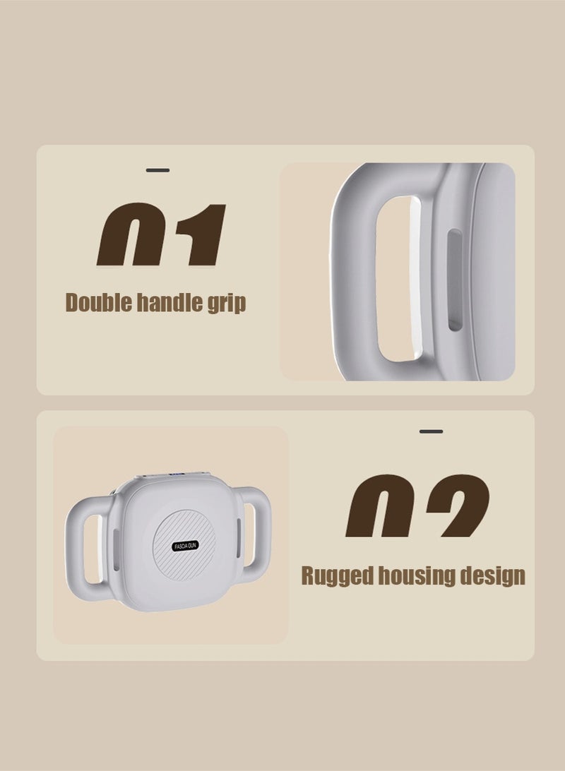 Loquat Six-head fascia gun full body deep massage massager home high frequency muscle relaxation massage gun - Image 4