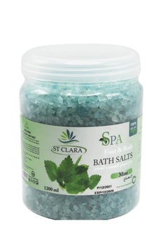 ST CLARA St. Clara Organic Natural Body and Foot Salt with Mint 1200ml  - Image 1