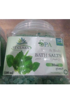 ST CLARA St. Clara Organic Natural Body and Foot Salt with Mint 1200ml  - Image 2