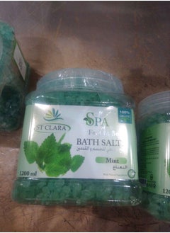 ST CLARA St. Clara Organic Natural Body and Foot Salt with Mint 1200ml  - Image 3