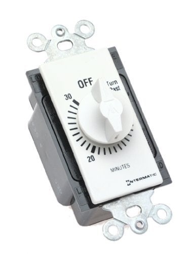 Intermatic FD30MWC 30-Minute Countdown Wall Timer for Fans and Lights, White - Image 2