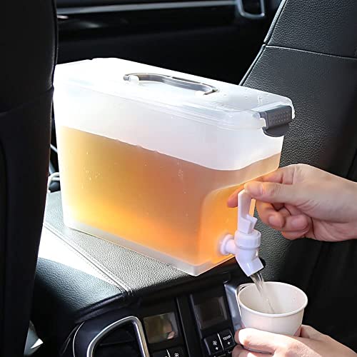Rasikvar Cold Kettle with Faucet/Fridge Water Dispenser with Tap/Beverage Drink Dispenser/Fruit Cool Water Pitcher/Summer Ice Water Infuser Kettle Bucket/Leak Proof Drinks Dispenser (3.5L) - Image 2