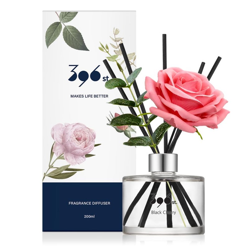 396 st Rose Flower Reed Diffuser Baby PowderAlso Known as Refreshing Air 200ml67oz  Reed Diffuser Sets Scentsy Home Fragrance Scented Oils Home  Bathroom Dcor