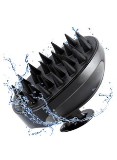 Generic Shampoo Brush Hair Scalp Scrubber Head Massager for Stress Relax Hair Growth, Shower Hair Brush for Women Men Kids, Black 