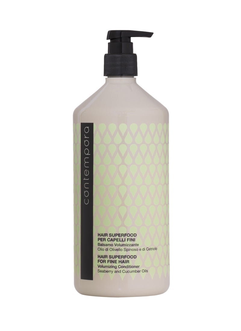 Barex Italiana - Contempora - Hair Superfood for Fine Hair | Volumizing Shampoo 1000 ML - Image 1