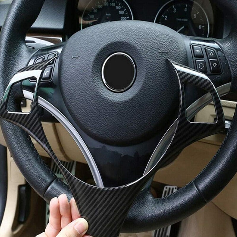 Wivplex Carbon Fiber Steering Wheel Cover for BMW 3 Series - Image 5