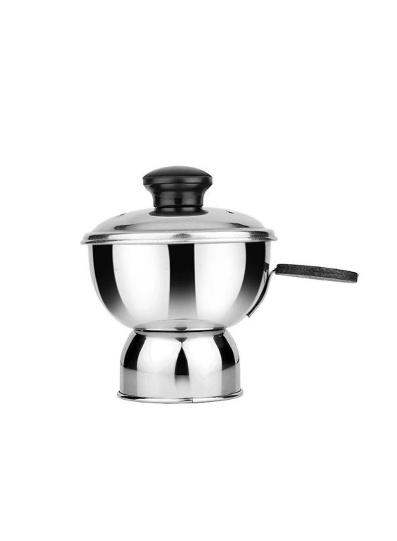 Ayda Chiratta Puttu Maker, Food Grade Stainless Steel, 13 X 13 X 10.5 Cm Silver  - Image 1