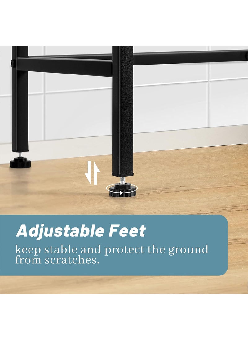 Console Table with Hooks, Entrance Furniture Suitable for Living Room, Corridor, Foyer, Bedroom 80*30*81CM