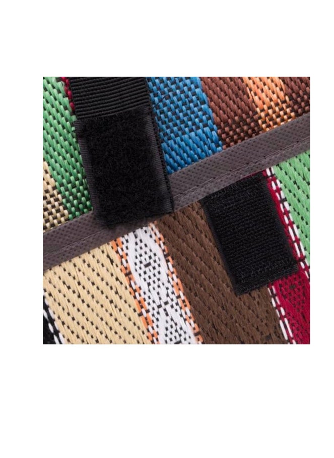GO2CAMPS Foldable Camping Mat (2x3 Mtr) Outdoor Picnic Rug Water Proof | Travel Mat | Sadu Mat | Majlis Mat | Outdoor Camping Mat | Camping Carpet | Beach Mat | Sadu Carpet | Picnic Mat Multicolour  - Image 5