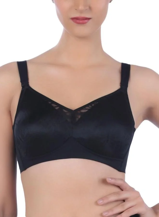 ترايامف Triumph International Women's Non Padded | Wireless | Minimizer 36C Black | Full-Coverage Bra with Detachable Straps | Pack of 1