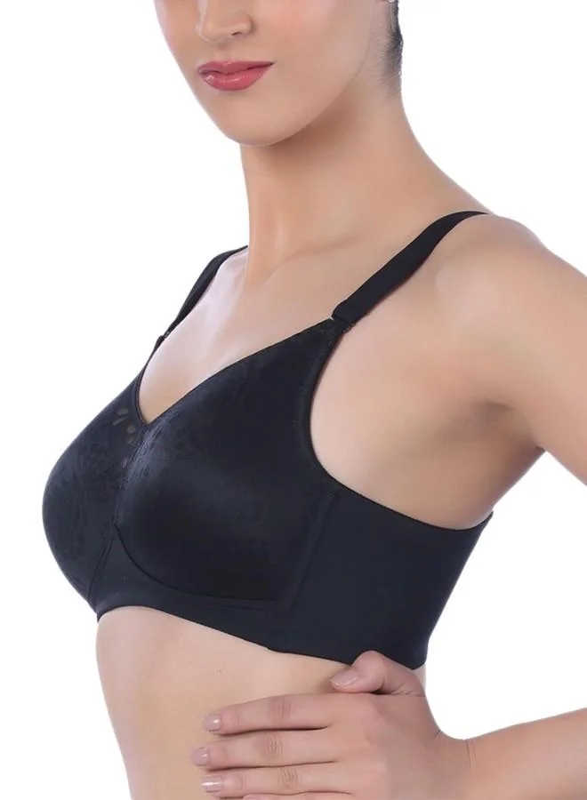ترايامف Triumph International Women's Non Padded | Wireless | Minimizer 36C Black | Full-Coverage Bra with Detachable Straps | Pack of 1