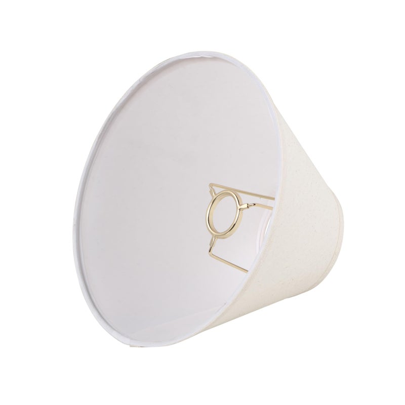 Aspen Creative 58309, Hardback Empire Transitional UNO Lamp Shade, Cream, 4" Top x 10" Bottom x 7" Slant Height, Slip 33mm - Image 4