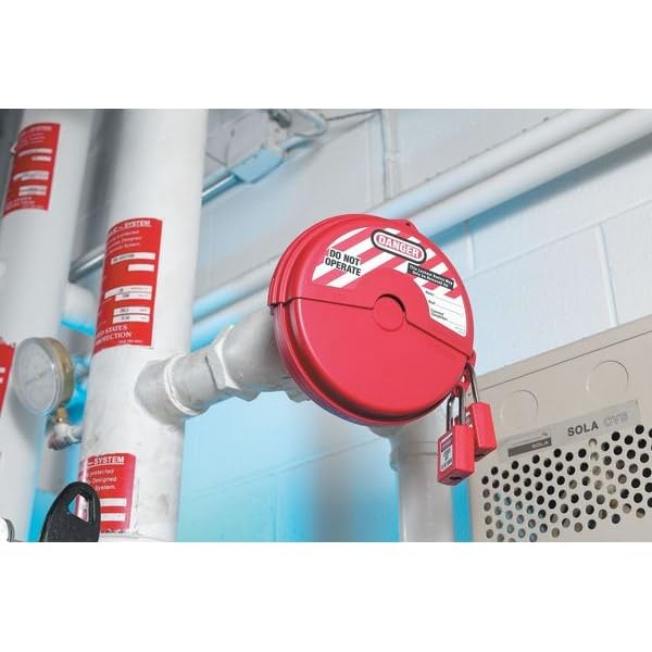 Master Lock 480 Lockout Tagout Rotating Gate Valve Lockout - Image 3