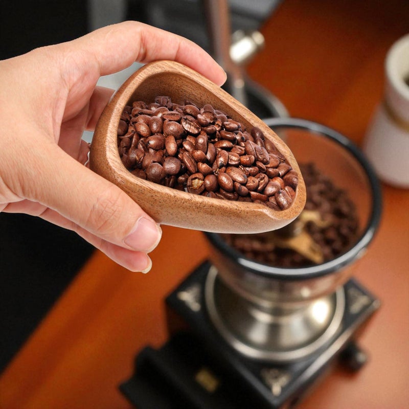 KH866 Coffee Bean Dosing Cup â€“ Single Tray Walnut Wood Espresso Accessories Measuring Tool for Tea Enthusiasts, Bar Use, Camping Gym & Home Use, Barista Quantitative Tool to Reduce Coffee Static Electricity - Image 5
