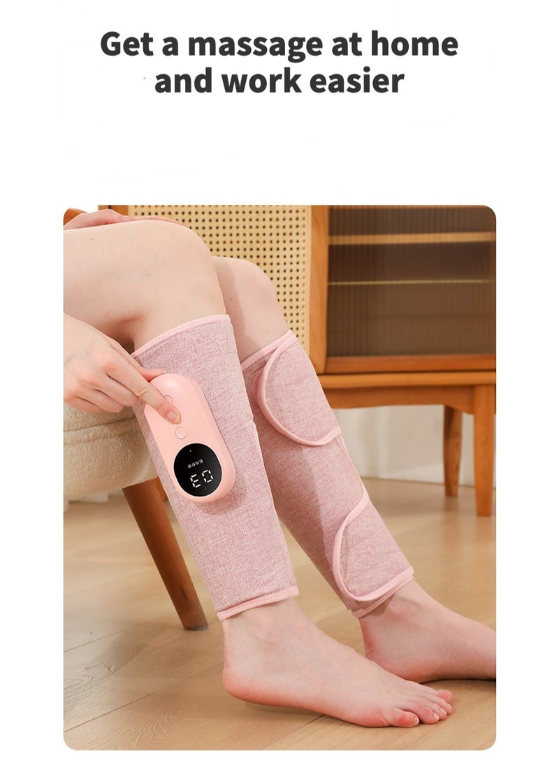 2Pcs Electric Leg Massager Leg Shaping Wireless Air Compression Heating Calf Massager with 3 Modes 3 Intensities Arm Body Circulation Muscle Relaxation Varicose Veins Physiotherapy - Image 1