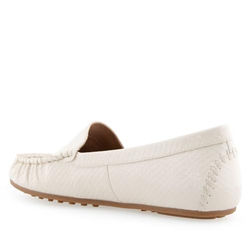 Aerosoles Women's Over Drive Loafer Flat, Eggnog Snake Patent Pu, 7.5 - Image 2