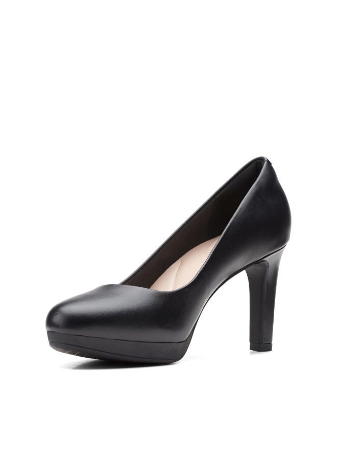 clarks Women's Ambyr Joy Pump, Black Leather, 9 - Image 5