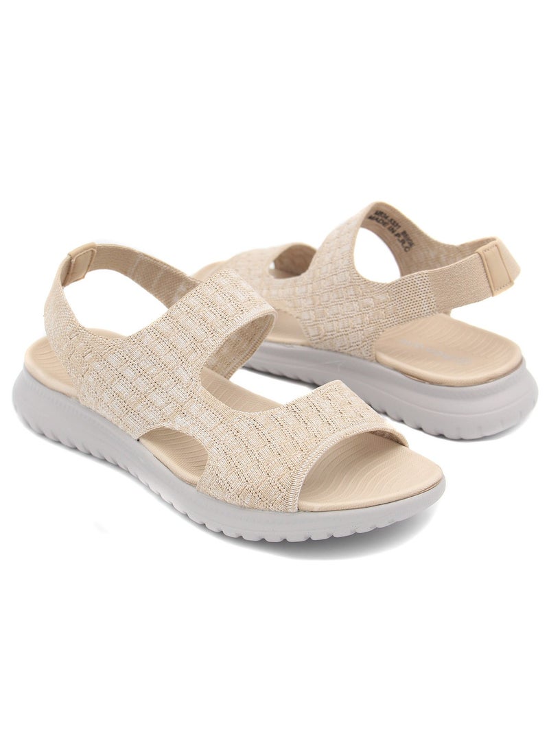 Mon Ami - Monami Flat Sandals for Women | Premium Quality, Anti-Bacterial Stylish Shoes, Soft Bottom, Fashion Women Sandals for Ladies | Lightweight Girls Sport Comfy Shoes - Image 1