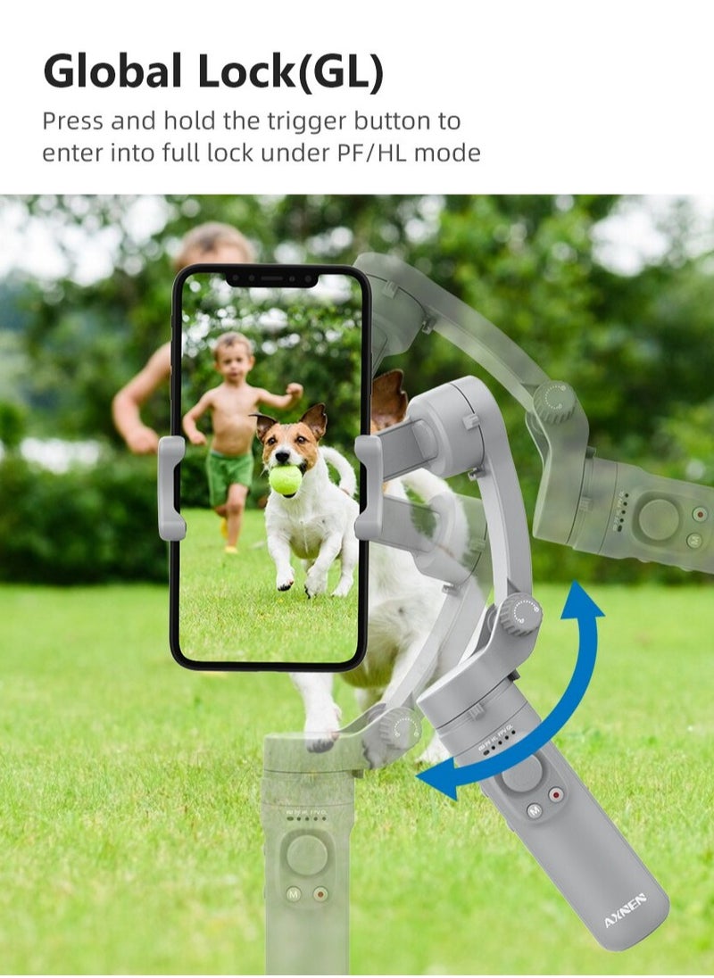 Generic - 3-Axis Gimbal Stabilizer for Smartphone Foldable Handheld Phone Video Record Vlog Anti-Shake Stabilizer for iPhone Android - Image 1